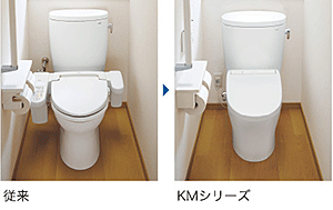 TCF8GM33｜ウォシュレット ®（リテール向け）KM｜TOTO｜取り付け、交換