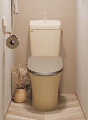アメージュZ便器(フチレス)+シャワートイレVA
